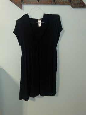 Dotti Black V-Neck Short Sleeve Tunic